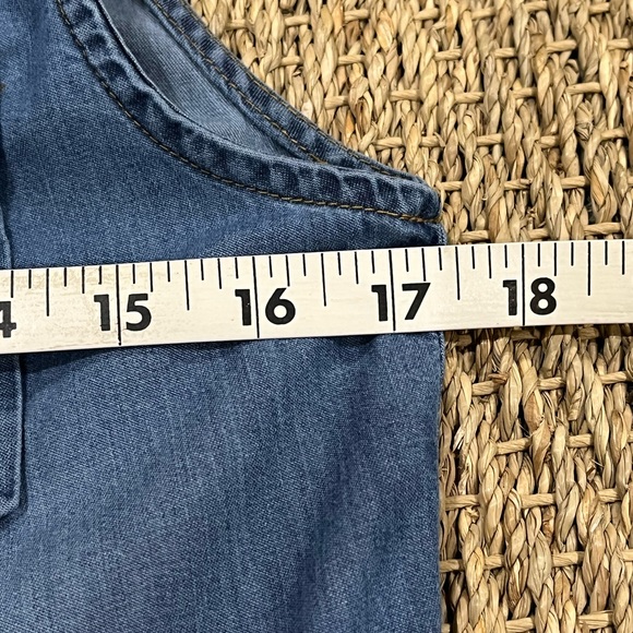 EUC BLACK LABEL C’EST TOI Amazing Denim Zipper and Snap Closure Top - Picture 12 of 15